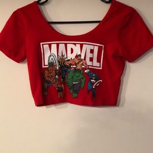 Marvel Crop Top